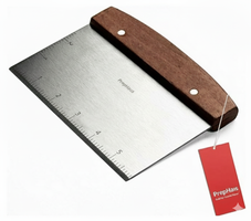 PrepHaus Dough Bench Scraper & Cutter – Perfect for Baking & Food Prep