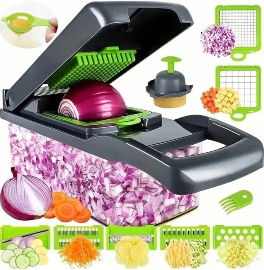 PrepHaus ChopMate™ – Vegetable Chopper | Easy Veggie Slicer & Food Dicer for Fast Meal Prep
