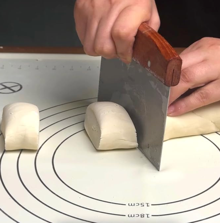 PrepHaus Dough Bench Scraper & Cutter – Perfect for Baking & Food Prep